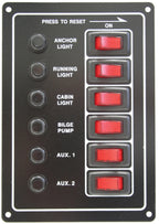 6 Switch Circuit Breaker Panel for Universal Applications (12V)
