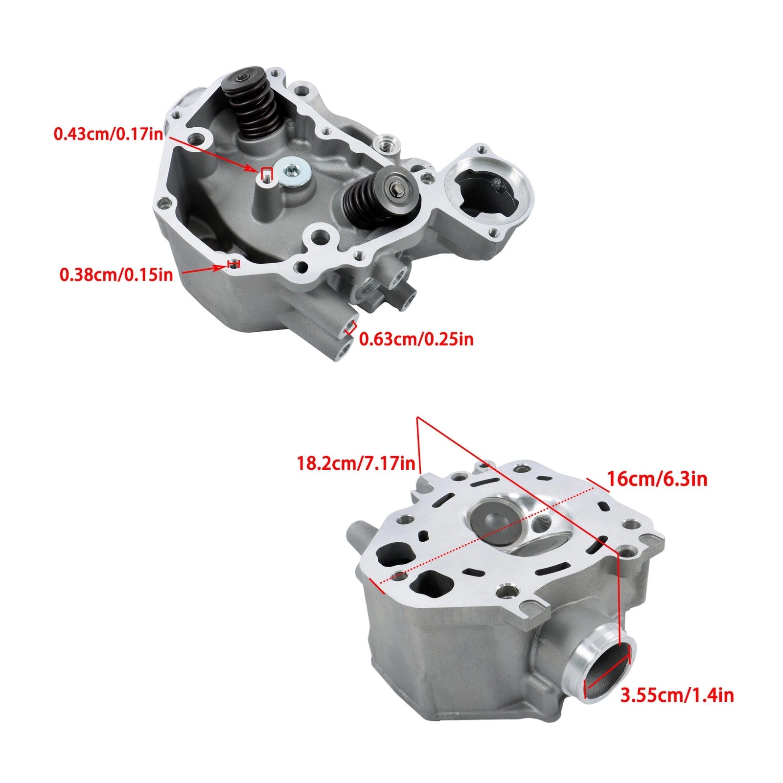 Cylinder Head for Honda TRX420 TRX500 SXS500 (2006–2021) 12200-HP7-A01