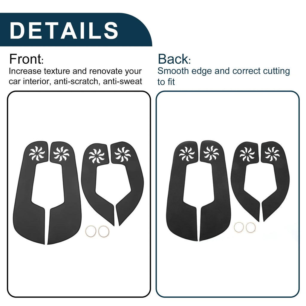 Set of 1 Car Door Anti Kick Pad Sticker Protector for Subaru Outback (2010–2014)