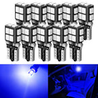 2X AUXITO 168 W5W 194 T10 LED Dome Ceiling Light Bulbs