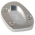 Kickstand Side Stand Enlarger Plate for Speed Twin 1200 (2019-2021) Silver