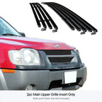Stainless Black Billet Grille Insert for Nissan Xterra (2002-2004)