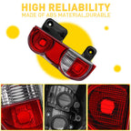 Tail Lights for Nissan NV200 (2013–2021) Pair with Bulbs
