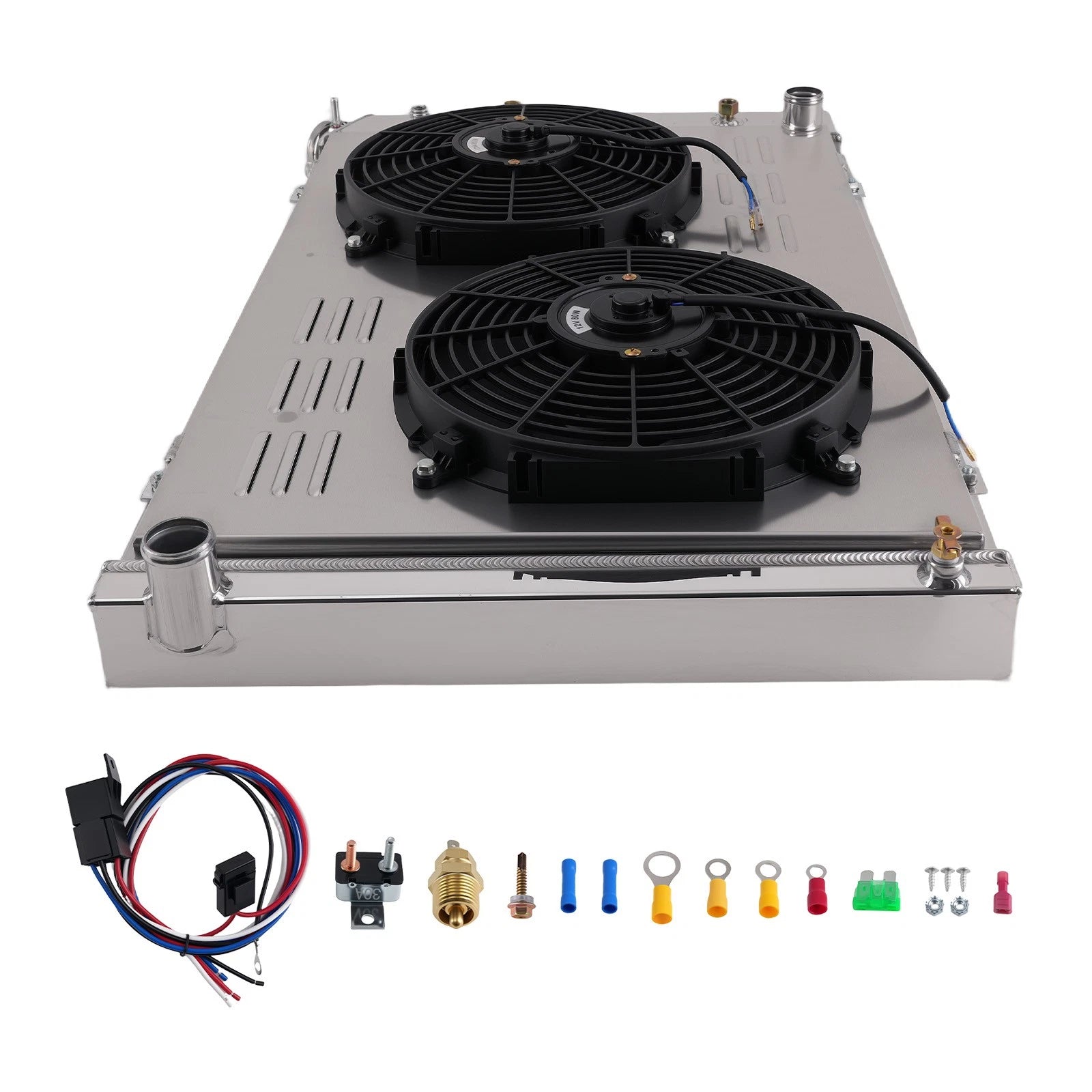 3 Row AT Cooling Fan Kit for Chevrolet C20 K20 (1974–1986) 716 Cross Flow
