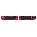 22MM 7/8" Red Handlebar Grips w/ Bar Ends for Harley & Honda