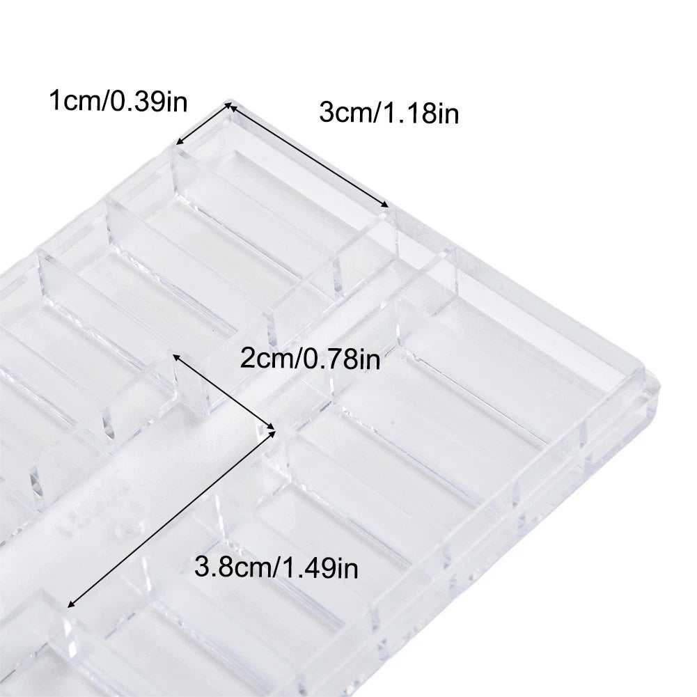 19-Grid Compartment Storage Box Organizer for Universal Use