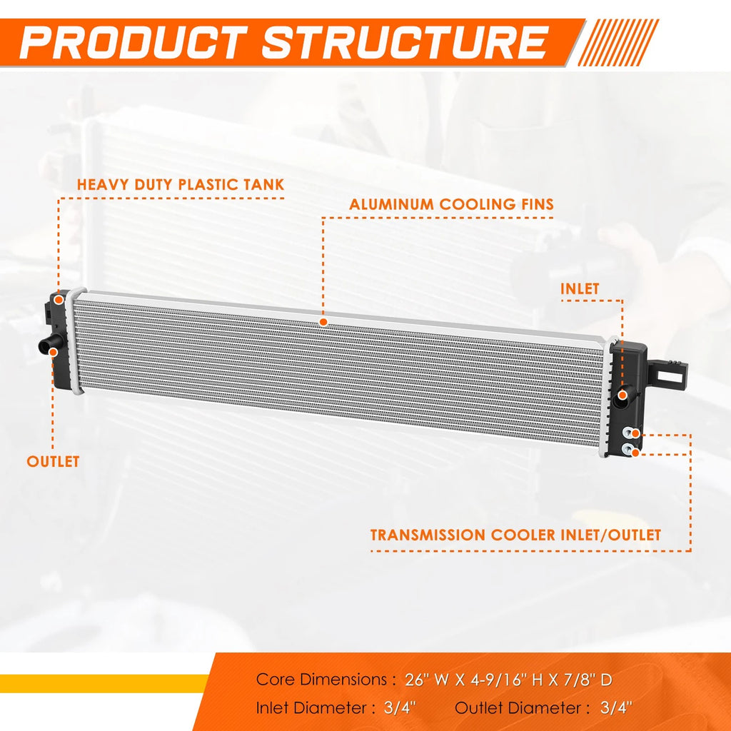 Aluminum Core Radiator for Toyota RAV4 Prime Venza 2020–2025 DPI-13883