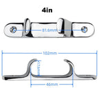 316 Stainless Steel Cleat for Boat Hardware (Lightweight, Rust Resistant)
