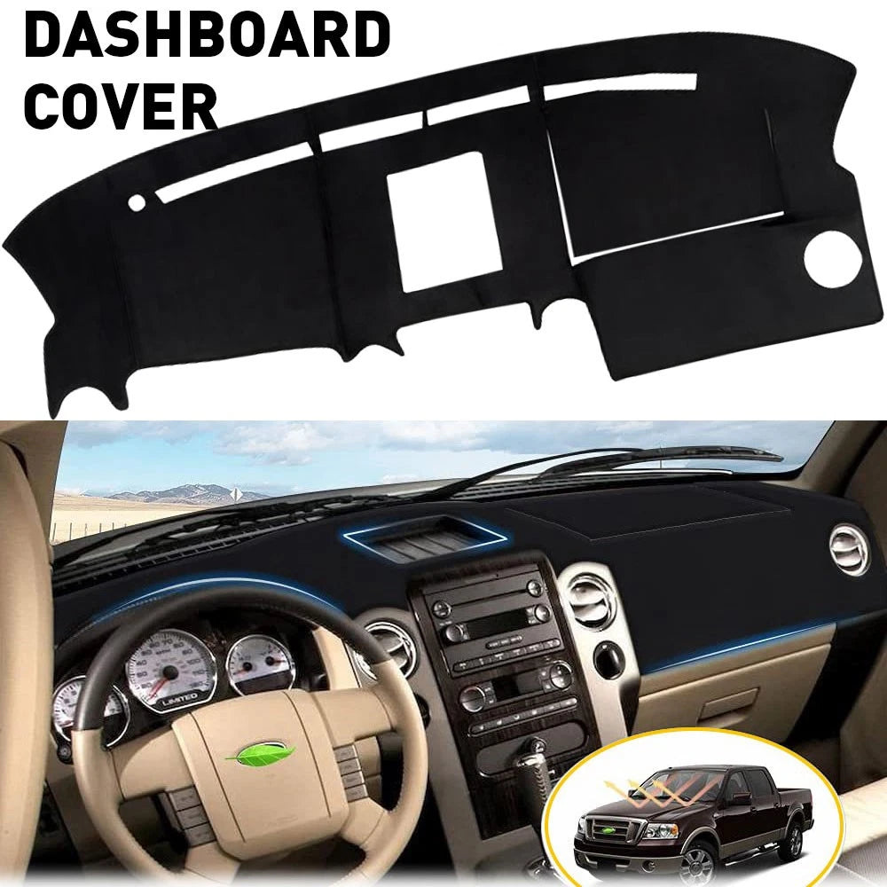 Dash Cover Mat for Ford F150 (2004–2008) Left Hand Black