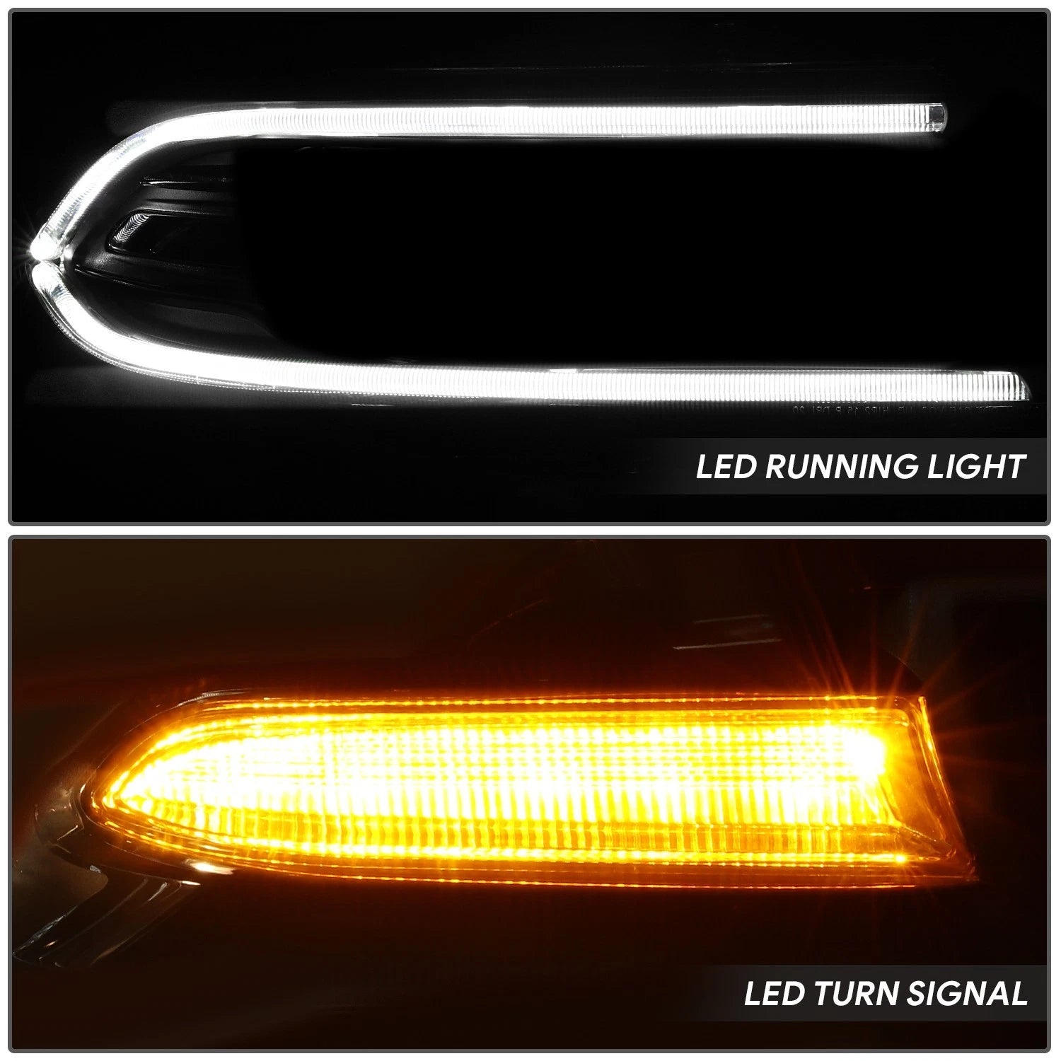 HID Projector Headlight for Dodge Charger (2015–2022) Right Black/Clear