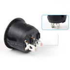 2X 12V Round Rocker Switch ON/OFF 2 Pin SPST for RV and More