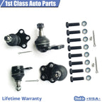 Set of 4 Front Suspension Ball Joints for Dodge Ram 1500 (2000–2001)