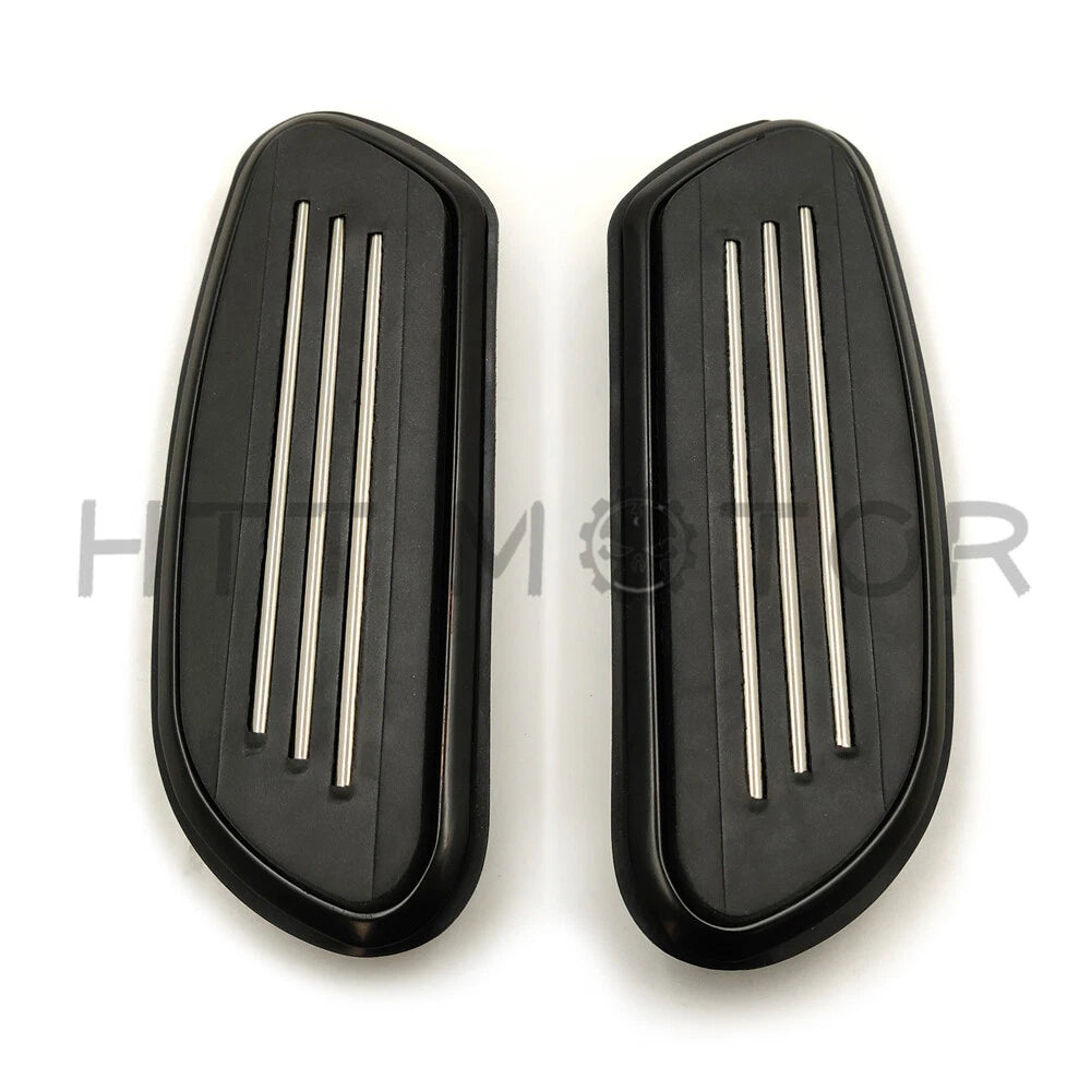 Black Streamline Passenger Floorboard for Harley Touring Road Street Glide (1993–2019)