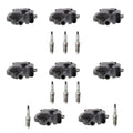 Set of 8 Ignition Coils & NGK Platinum Spark Plugs for Camaro Corvette (1997–2004)