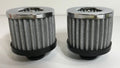 Chrome Valve Cover Breathers Pair for Ford Mustang (2015–2023)