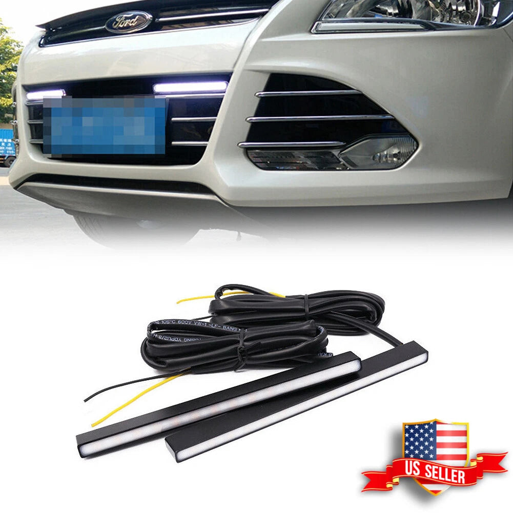 2X Ultra Slim LED Fog/Daytime Running Lights for Universal Fit