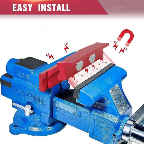 1 Pair Aluminum Vise Jaws for AN Fitting Adapter (Fits 101mm 4")