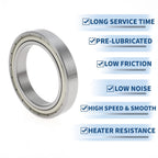 Deep Groove Ball Bearing P4 70x100x16mm for Scooter Skateboard (1 Pc)