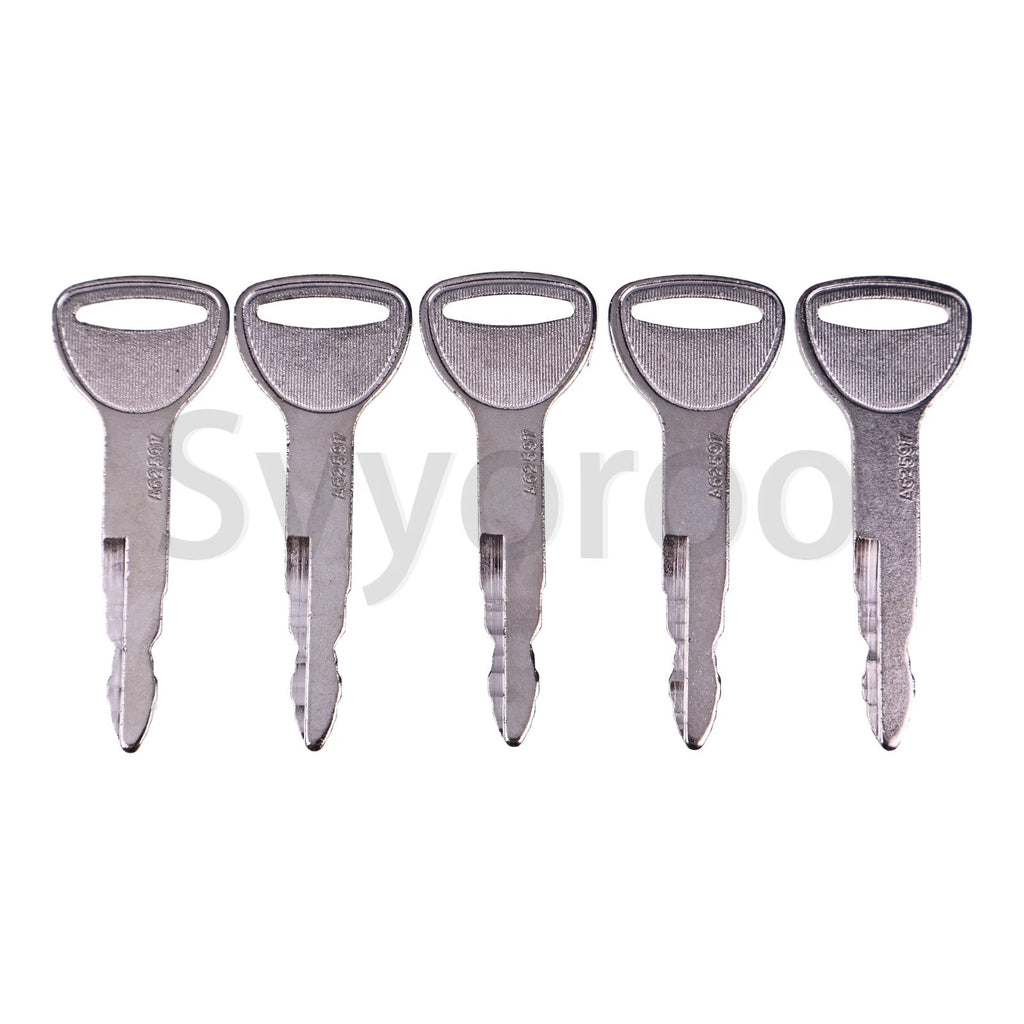 Set of 5 Ignition Keys for Toyota Forklift (57591-23330-71, A62597)