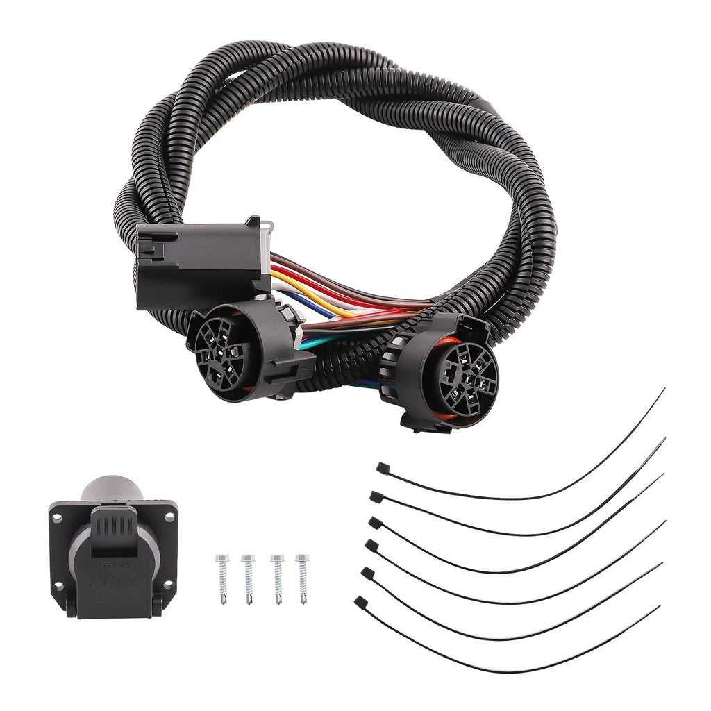 T Connector Trailer Wiring Harness for Chevrolet, GMC, Ford, Ram