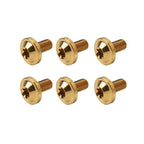6 x Gold Titanium M6x15mm Torx Head Bolts for Bike Motorcycle