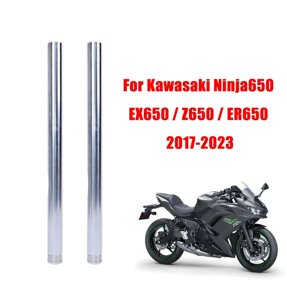 2X Fork Leg Inner Tube Set for Kawasaki EX650 Ninja650 (2017–2023)