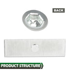 Set of 10 Body Fender Door Belt Trim Moulding Clips for Ford