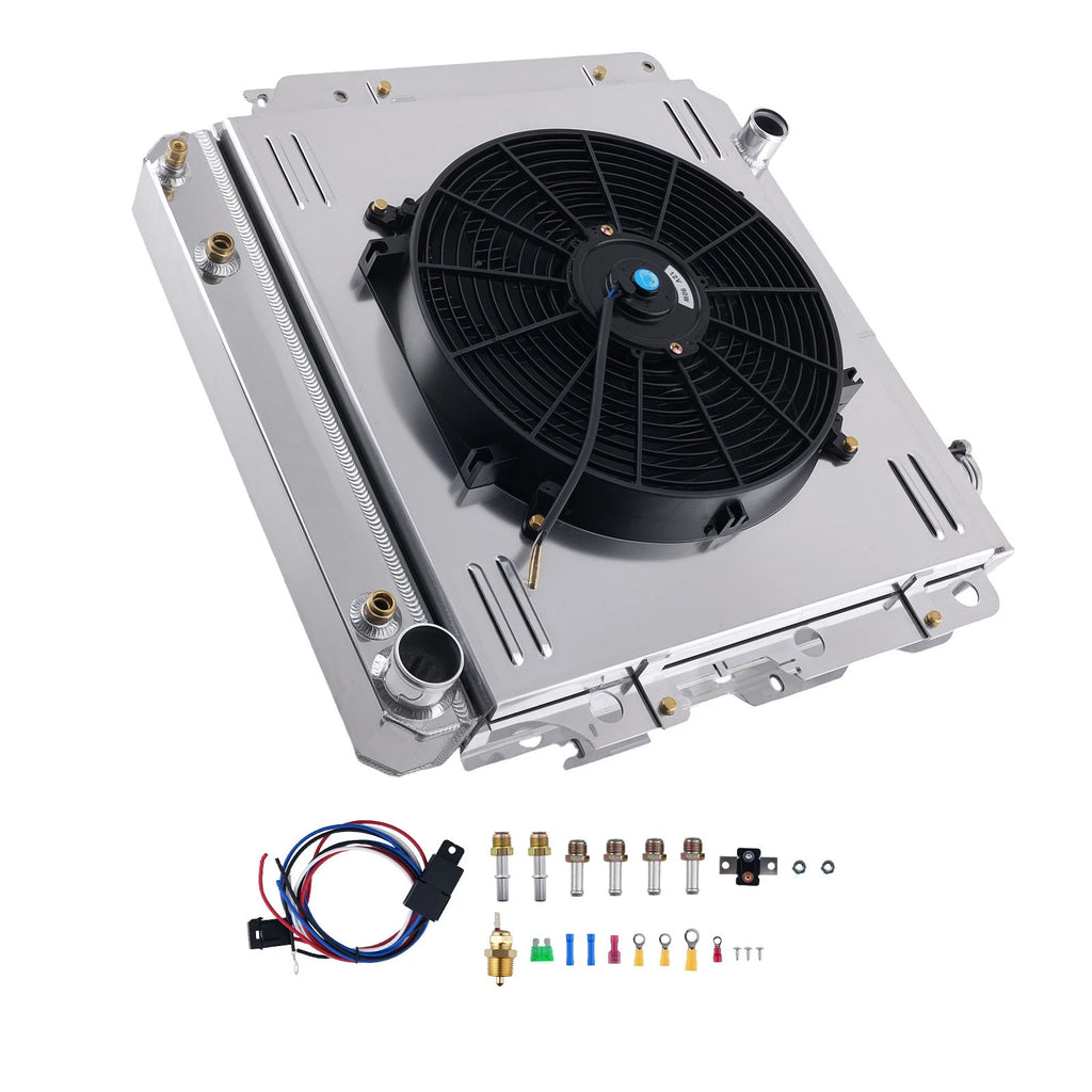 3 Row Aluminum Radiator Fan for Jeep Wrangler TJ YJ (1987–2006)