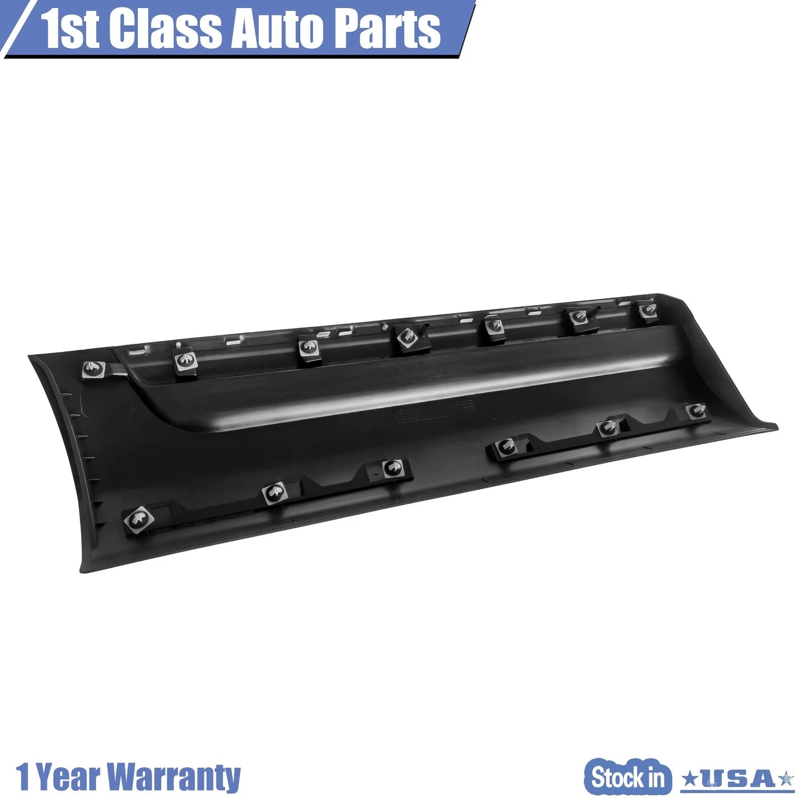 Lower Rear Driver Door Molding for Ford Explorer (2011–2015) Matte Black