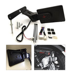 Skull License Plate Bracket with LED Light for Harley Forty Eight XL1200X (2010–2023)