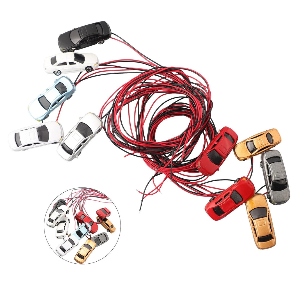 10pcs Model Car Parts & Accessories for Building Layout (12V/20mA)