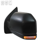 Replacement Driver Power Door Mirror Heated Black Textured w Turn Signal for Honda Pilot (2009–2015)