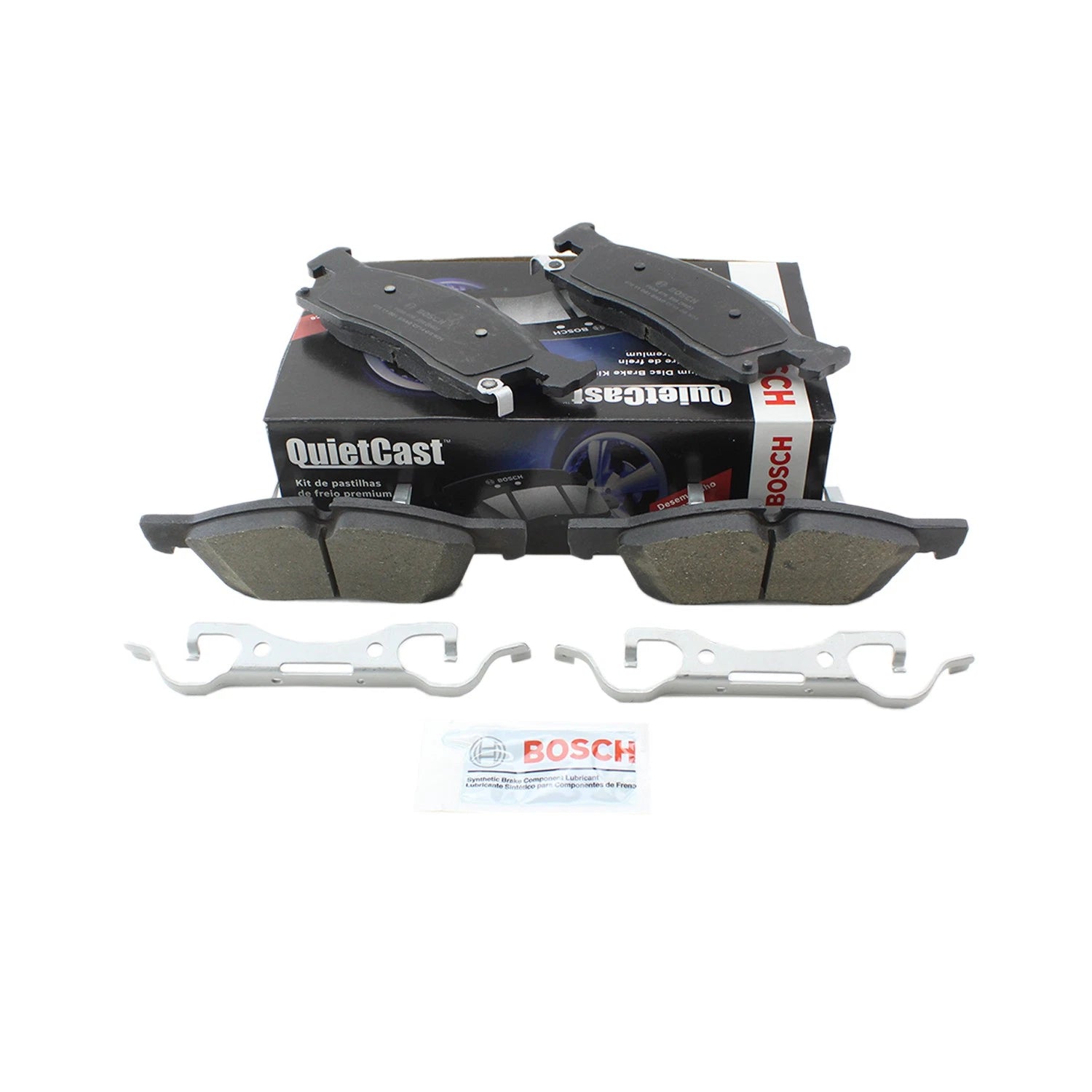 Bosch QuietCast Front Ceramic Brake Pads for Dodge Durango Jeep Grand Cherokee (2011–2021)