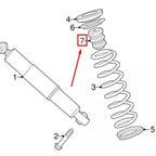 Rear Bump Stops for 2002-2008 Jaguar X-Type (C2S9225, C2S3206)