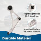 Front Lower Control Arms w/ Ball Joint Outer Tie Rods for Nissan Altima Maxima (2002–2018)