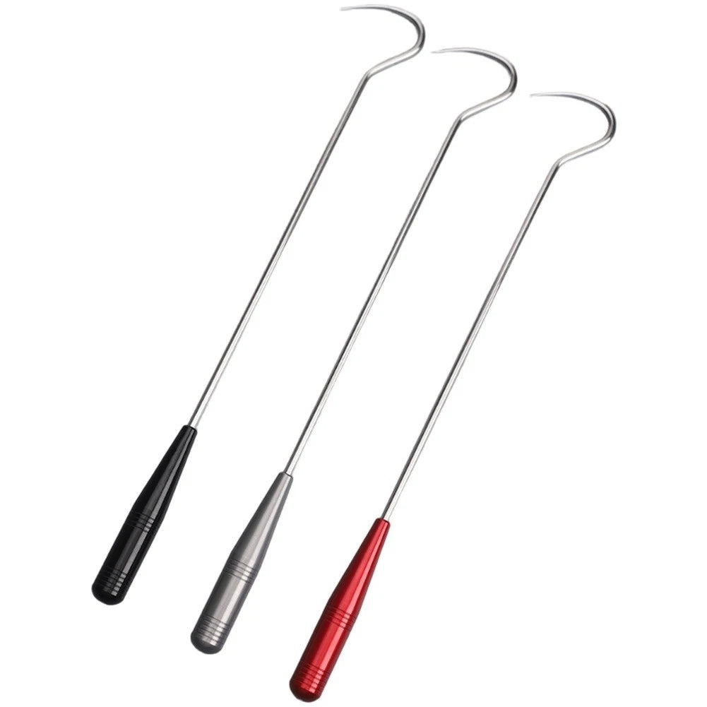 3pcs Magnetic Stainless Steel Ice Fishing Hook Gaff Anchor