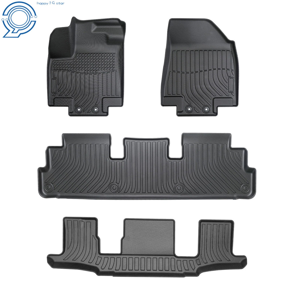 Set of 4 TPE Floor Mats for Nissan Pathfinder/Infiniti QX60 (2022–2025)
