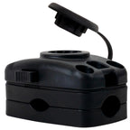 Fishing Rod Holder Rail Mount Base for Kayak (Spring Locking, Black)