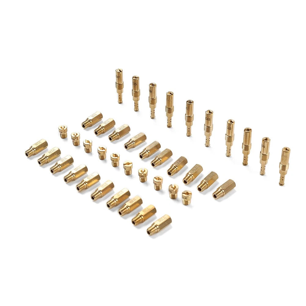 30Pcs Carburetor Main Jet & 10Pcs Pilot Jet Kit for PWM PWK Carb