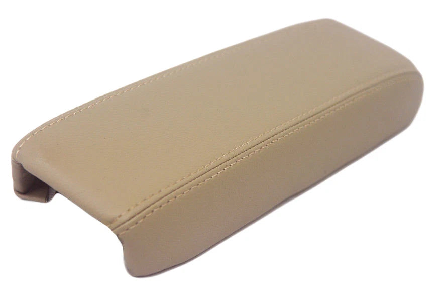 Center Console Lid Armrest Cover for Acura Vigor (1992–1994) Beige PVC Leather