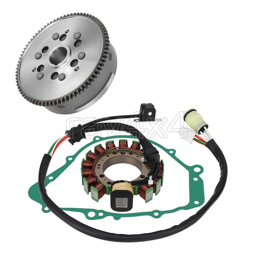 Flywheel Rotor Magneto Stator w/Gasket for Yamaha Grizzly YFM600FW (1999–2001)