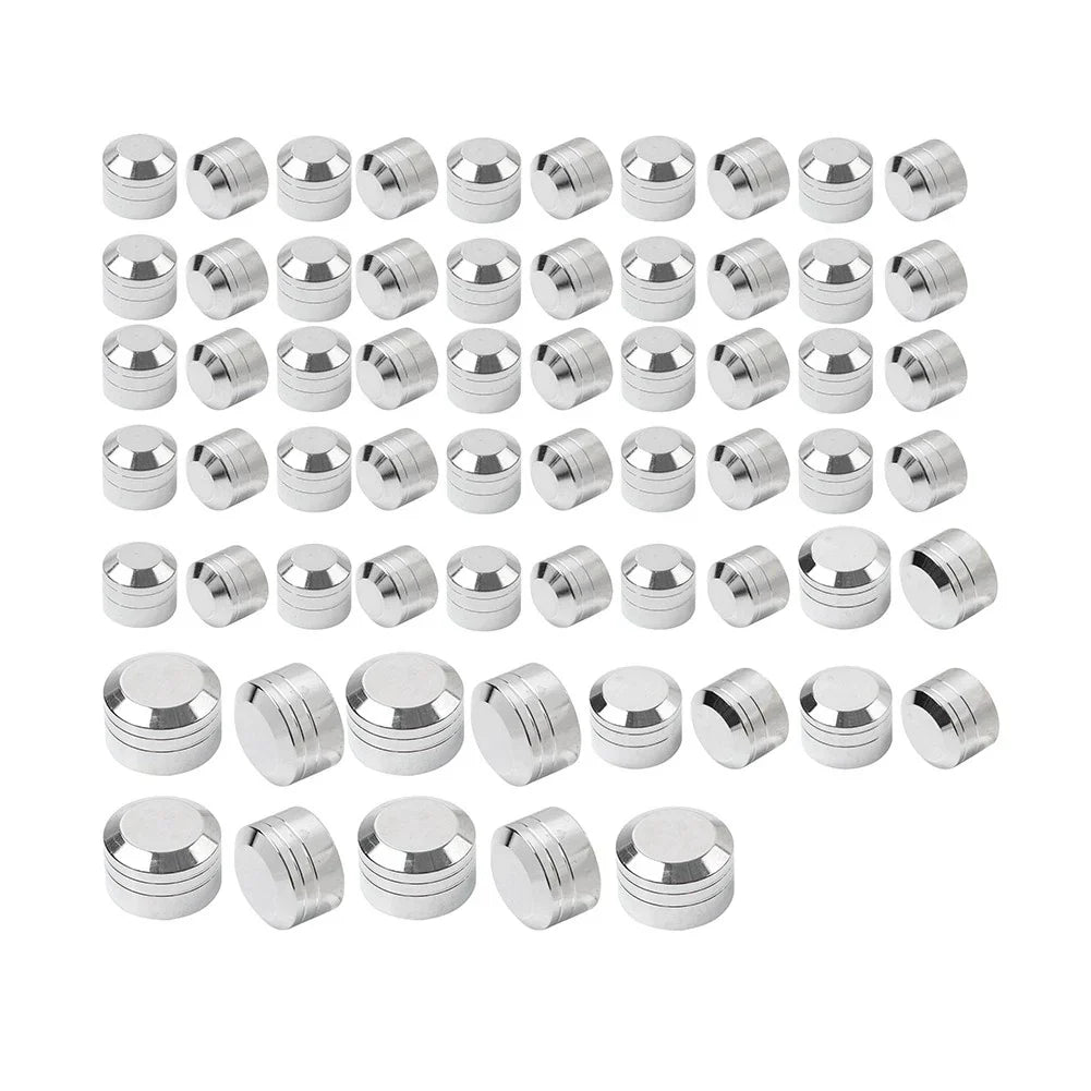 Chrome Engine Topper Screw Bolt Cap Kit for Harley Twin Cam Softail (2000-06)