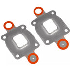 2X Exhaust Manifold Elbow Riser Gasket for MerCruiser 4.3 5.0 5.7 (V6 V8)