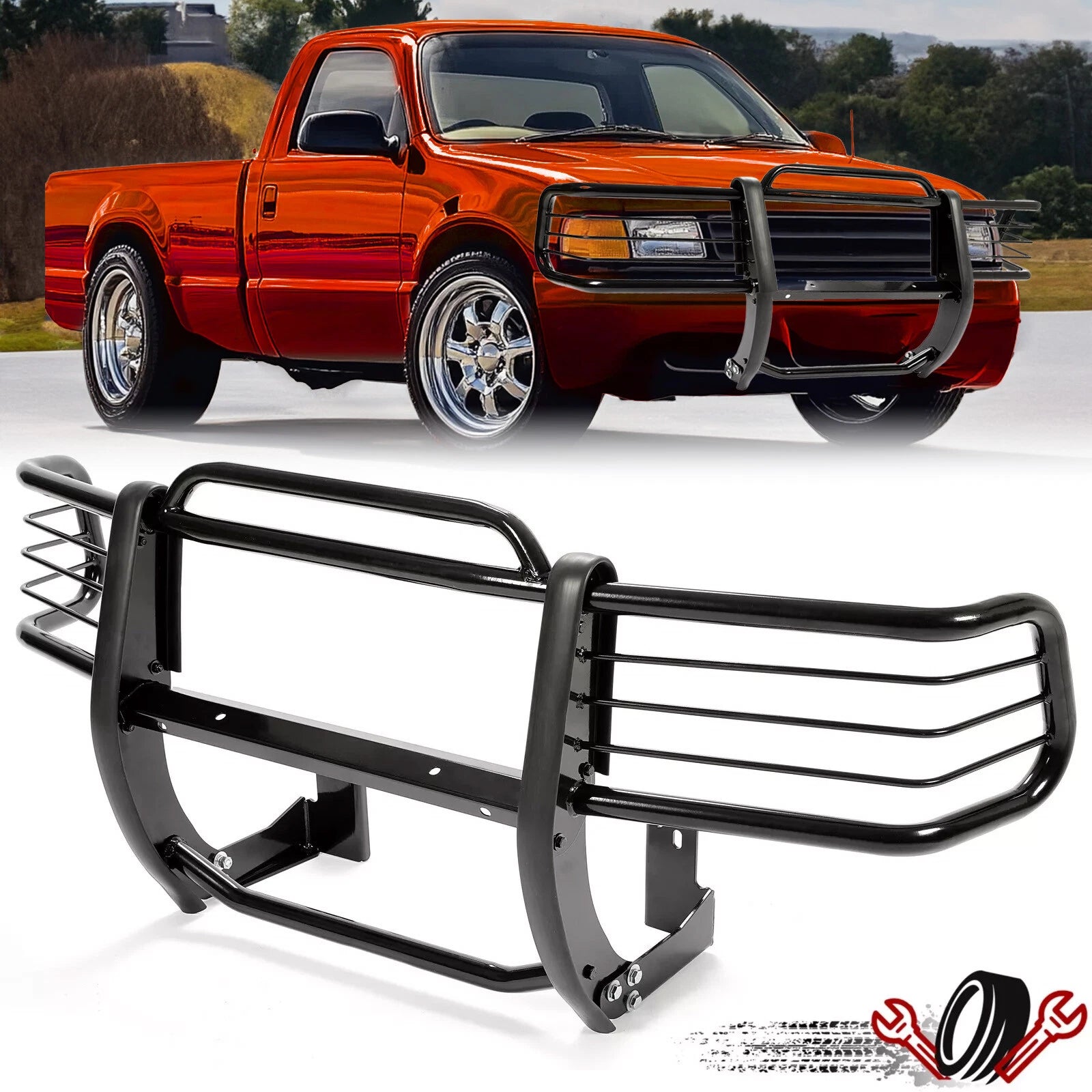 Bull Bar Front Brush Bumper Grille Guard for S10 Blazer (1998–2004)
