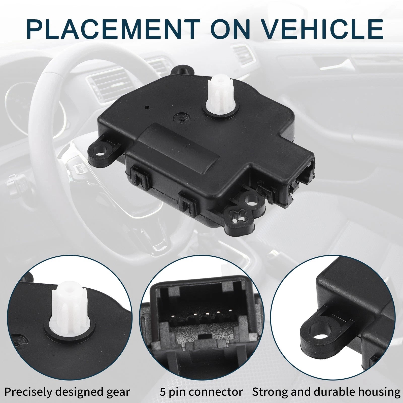 HVAC Heater Blend Door Control Actuator No.DG9Z19E616A for Ford Fusion (2013–2019)