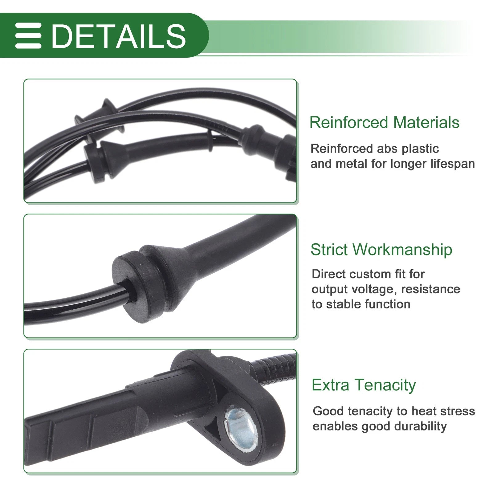 ABS Wheel Speed Sensor No. 68309819AC for Dodge Ram ProMaster 1500 (2014–2023)