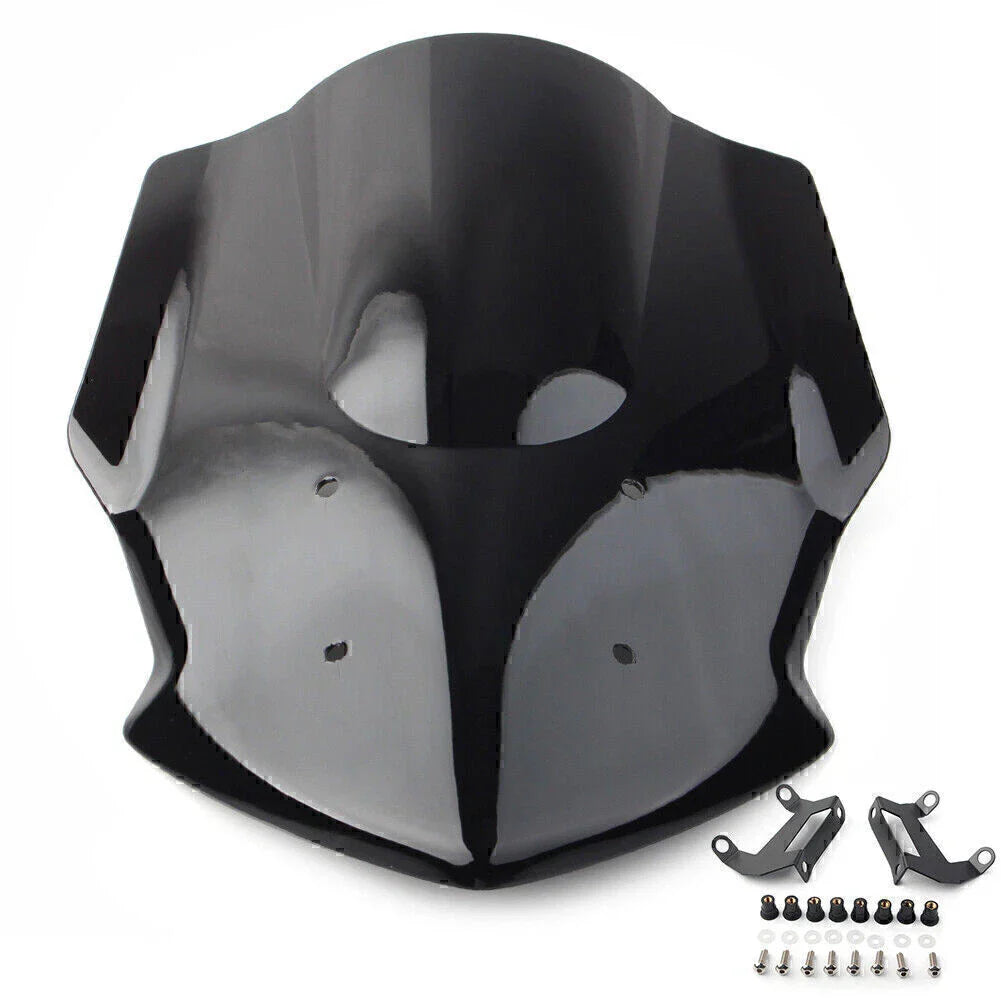 Motorcycle Windshield Mounting Kit for Yamaha MT-07 (2018-2020) Black