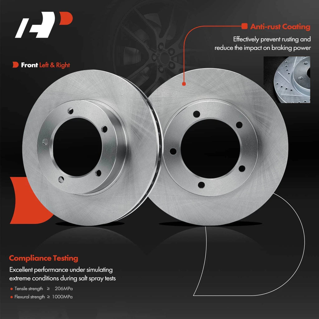 Ceramic Brake Pads & Front Disc Rotors for Toyota Land Cruiser (1998–2007)