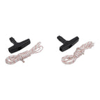 Set of 2 Plastic Recoil Starter Handles for (4mm Rope)