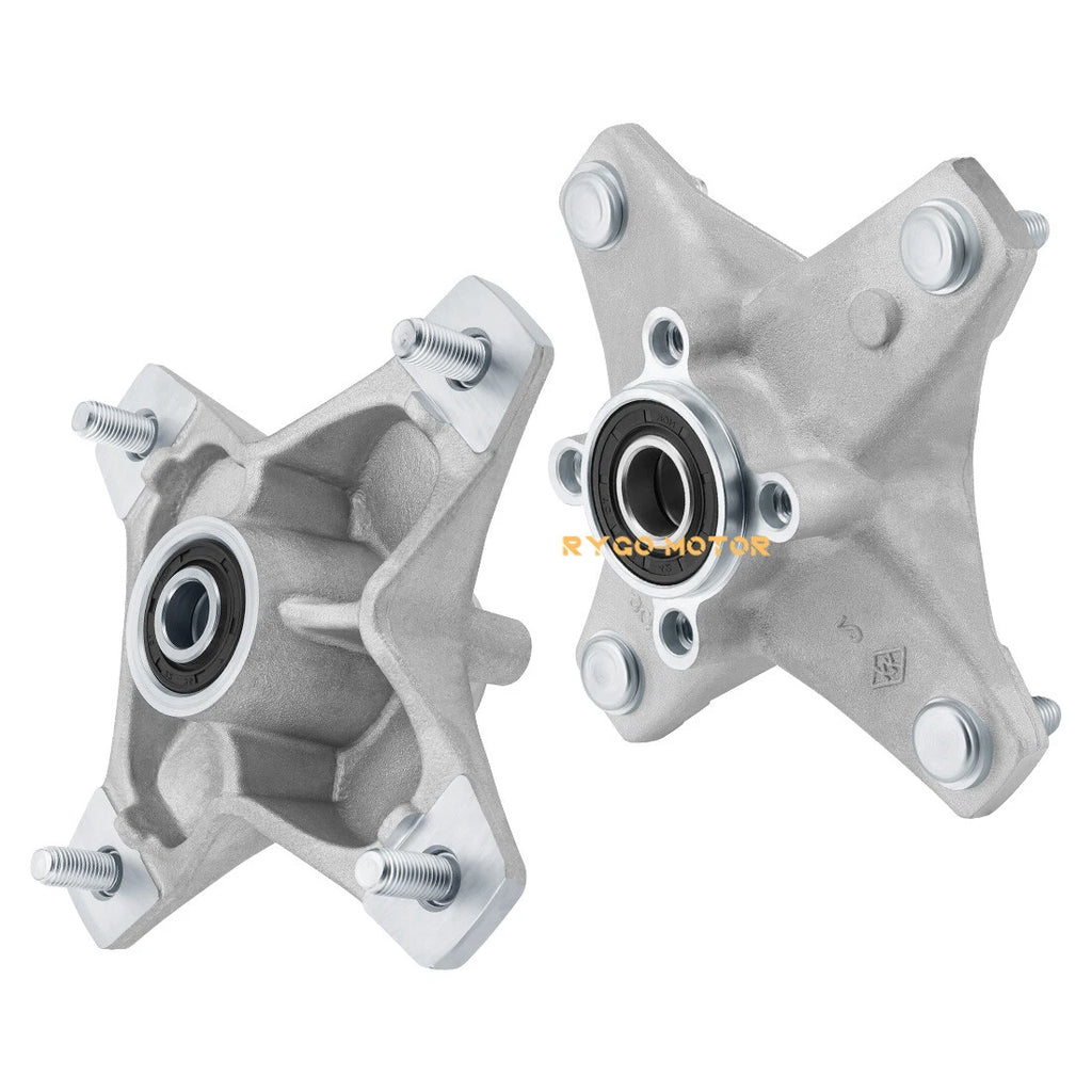 2 Front Wheel Hubs w/Studs Seals Bearings for Yamaha Raptor 660R 700 YFZ450 450R